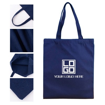Heavyweight Cotton Canvas Tote Bag w/Web Handles