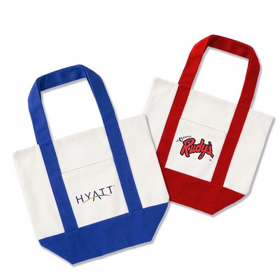 Full Color 10 oz. Mini TJ Canvas Tote Bag