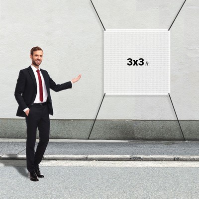 Custom 3' X 3' Mesh Banners