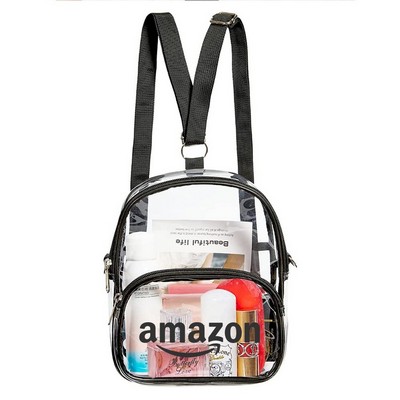 EventGuard Clear Stadium Backpack – 30C PVC with Screen Printing